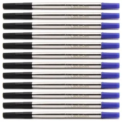 116mm long 7mm diameter Ballpen Rollerball Pen Refills Ballpen Refills For Parker 3021531 1905323 German ink