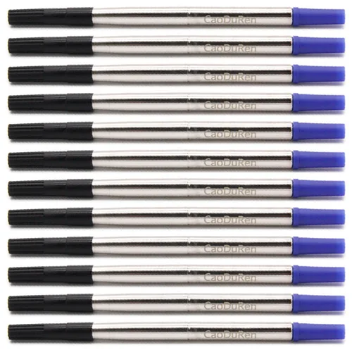 Recambios de bolígrafo Rollerball de 116mm de largo y 7mm de diámetro para Parker 3021531 1905323   Tinta alemana