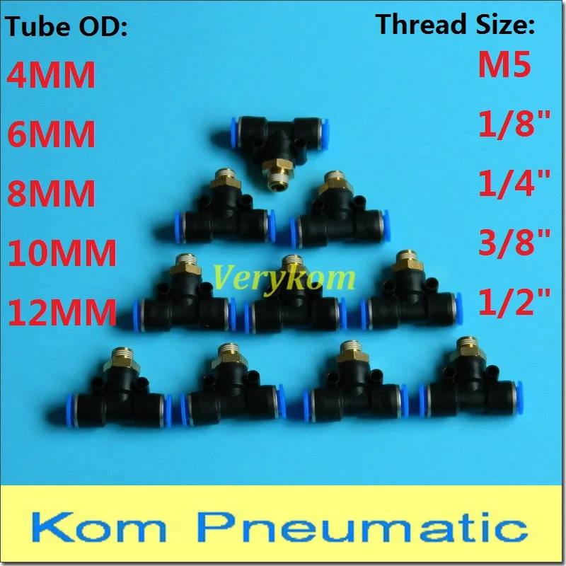 10pcs/lot Free Shipping APB PEB PB4-M5/6-01/8-02/10-03 Pneumatic 8mm 6mm Tube 1/4