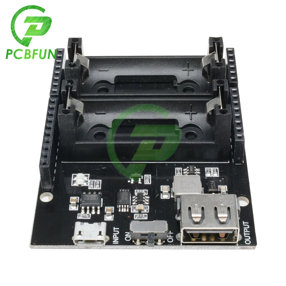 16340 Rechargeable Lithium Battery Shield Power Bank Board for Arduino Mobile Power Module 2 16340 Lithium Battery Protect Board