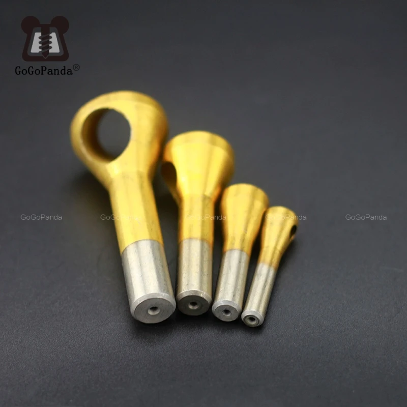 จัดส่งฟรี 4 ชิ้น/เซ็ตไทเทเนียมเคาน์เตอร์จมการฝึกซ้อม Chamfers เจาะรูเครื่องคว้านเอียง
