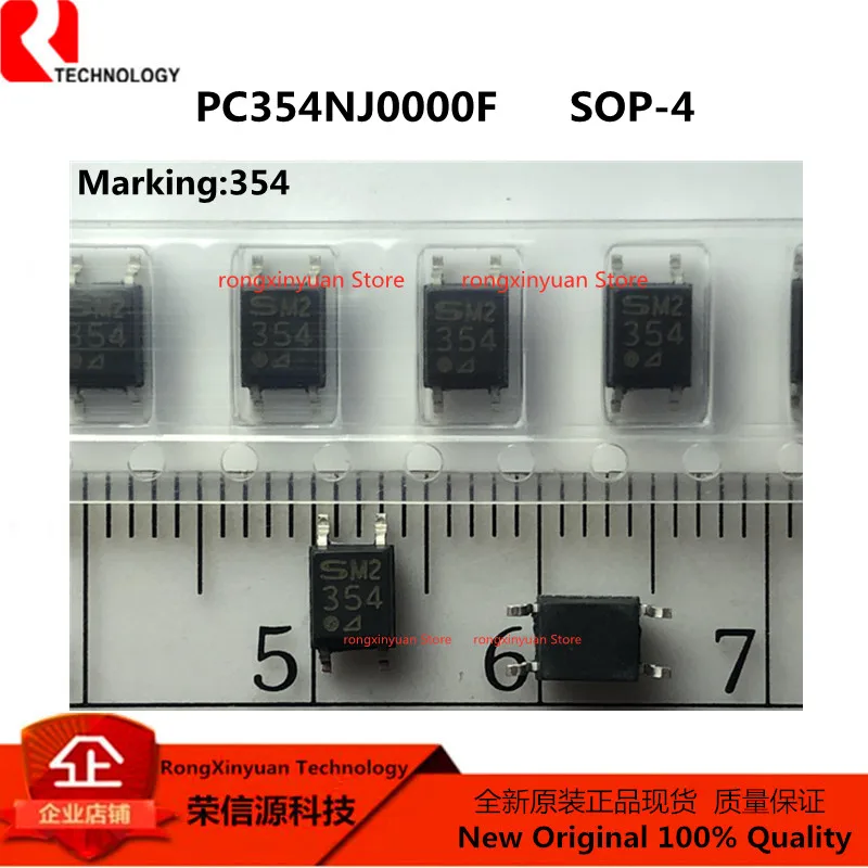ミニフラットパッケージac入力フォトカプラーpc354nj0000f pc354 354 sop-4 pc354nj 100% 新品オリジナル