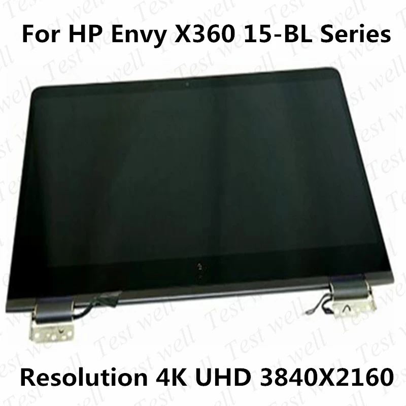 15.6'' 4K UHD For HP Envy X360 15-BL TPN-Q179 15-bl012dx 15-bl018ca LCD LED Touch Screen Digitizer Full Assembly 911082-001