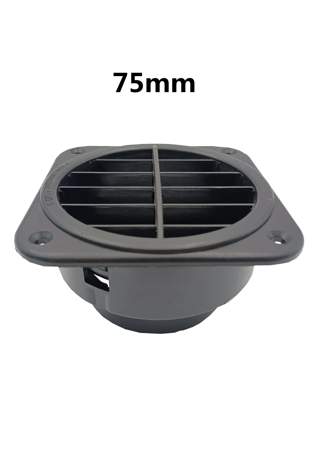 75mm Diesel Parking Heater Ducting Pipe Air Vent Outlet Rotatable For Eberspacher Webasto For Parking Heater Ventilation Pipe