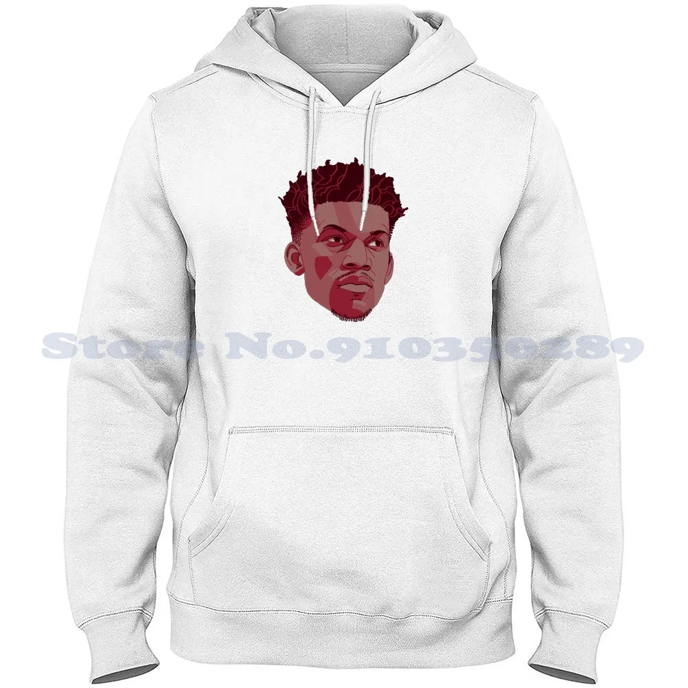 Jimmy Butler 100% Cotton Hoodie T-Shirt Jimmy Butler Chicago Bulls Basketball Bball Illinois