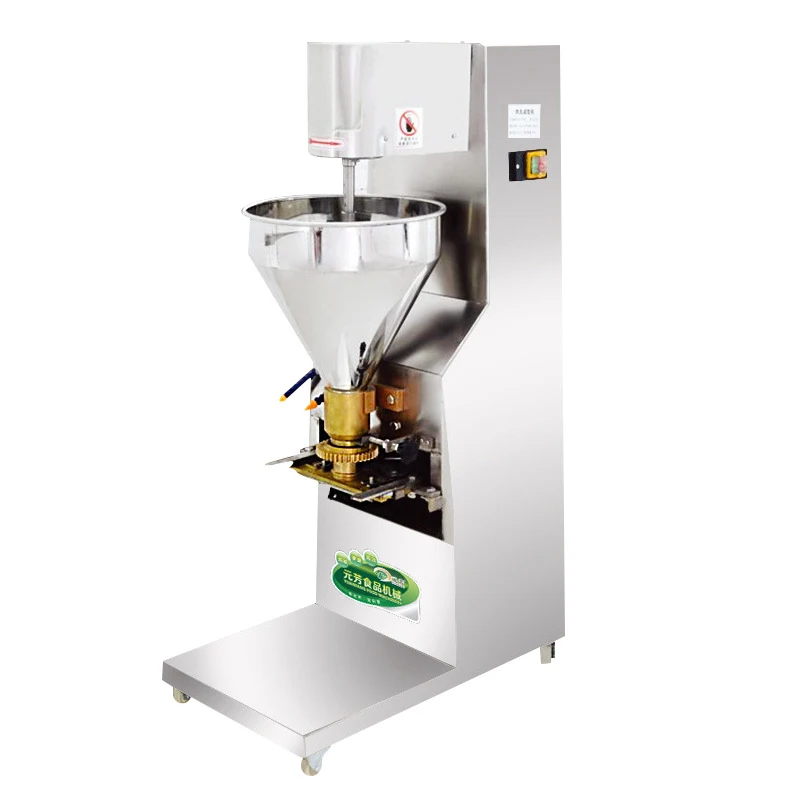 ماكينة تشكيل كرات اللحم الأوتوماتيكية التجارية 280 كجم/ساعة من الفولاذ المقاوم للصدأ تشكيل كرات اللحم البقري ماكينة تشكيل كرات السمك 220 فولت