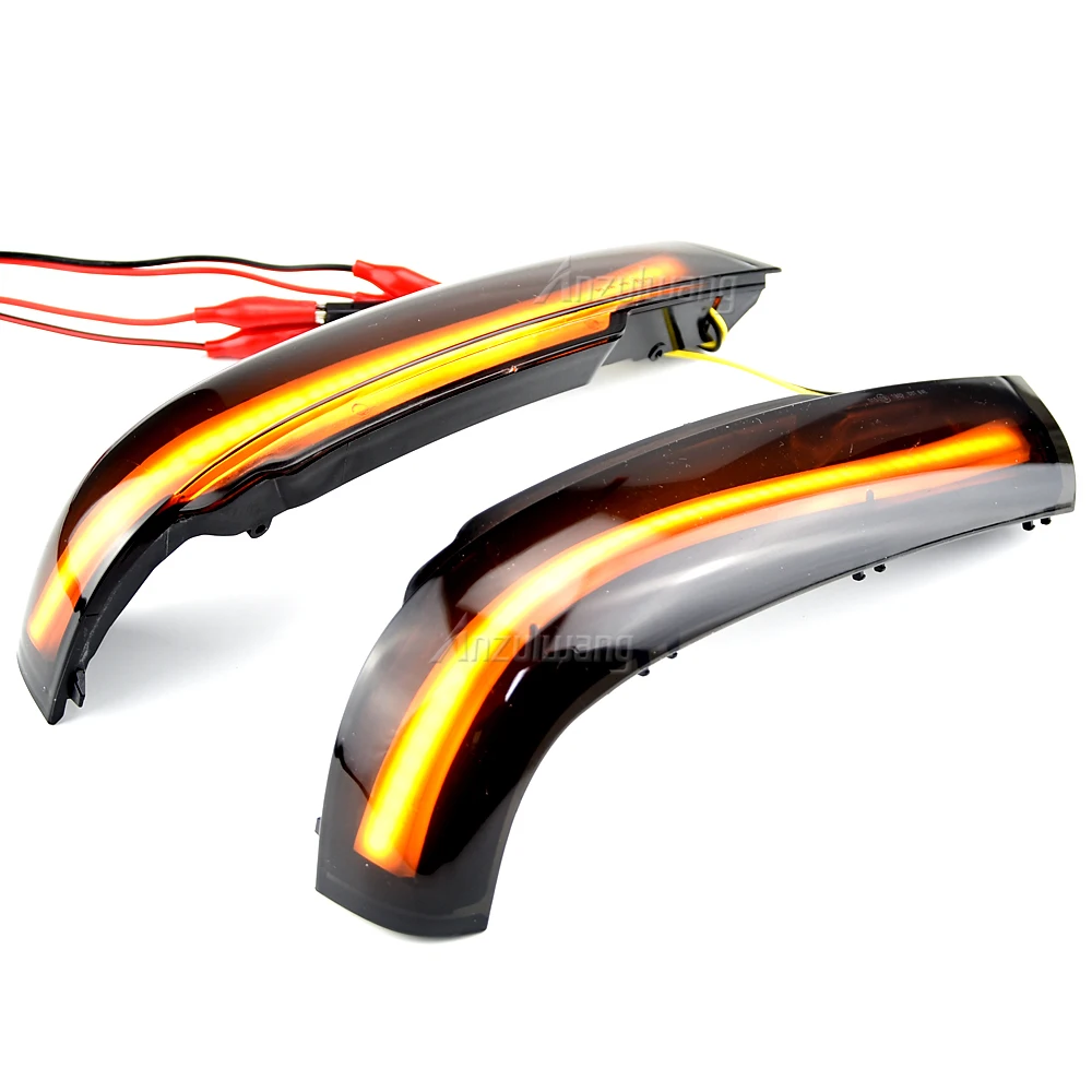 Dynamic LED Turn Signal Lights For Volkswagen VW Touareg I MK1 7L 2002 2003 2004 2005 2006 Rearview Mirror Indicator Blinker