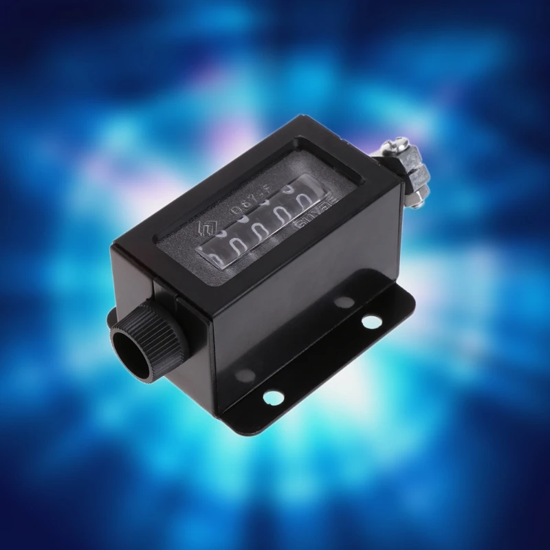 Imagem -03 - Dígitos Mecânico Pull Stroke Contador Caixa Preta Resettable D67-f