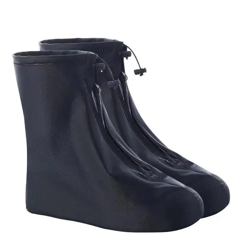 Men Women Shoes Covers for Rain Flats Ankle Boots Cover PVC Reusable Non-slip Cover for Shoes With Internal Waterproof Layer