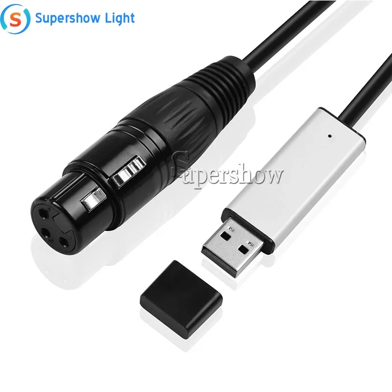 Imagem -04 - Usd para Led Adaptador de Interface Mini Usb para Dmx512 Led Iluminação Palco Dmx Computador pc Usb Dmx Console Controlador Dmx Dimmer dj