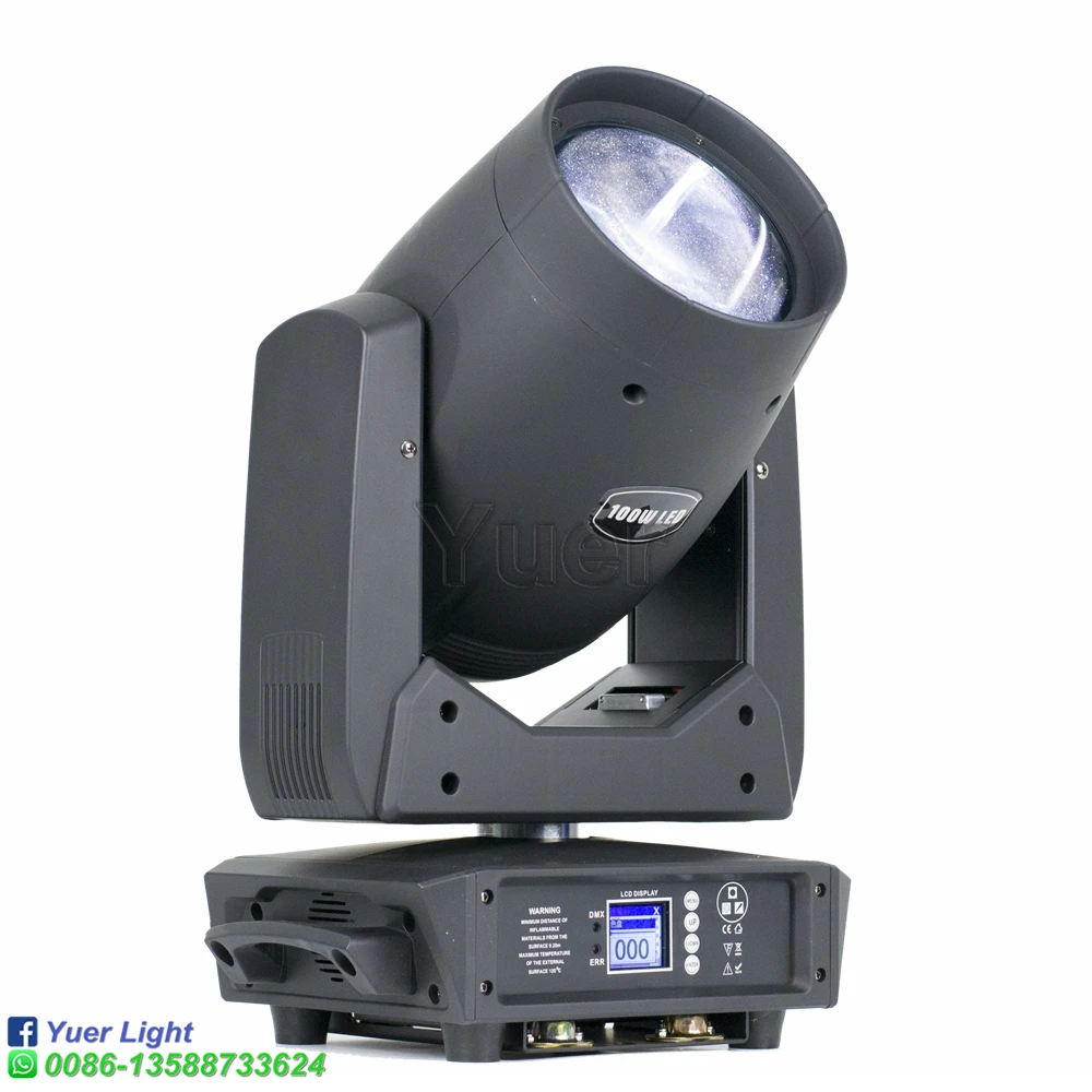 High Brightness Beam 100W LED Moving Head Light With 16 Prism+8 Prism Effect Move 6/19 DMX Channel Professional DJ Disco Equipme