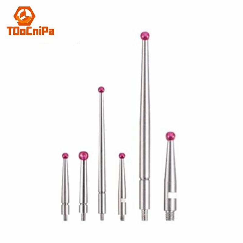 3 Stück Rubin Sonde Hebel Messuhr Stylus Sonde Messuhr Sonde Nadel Messkopf