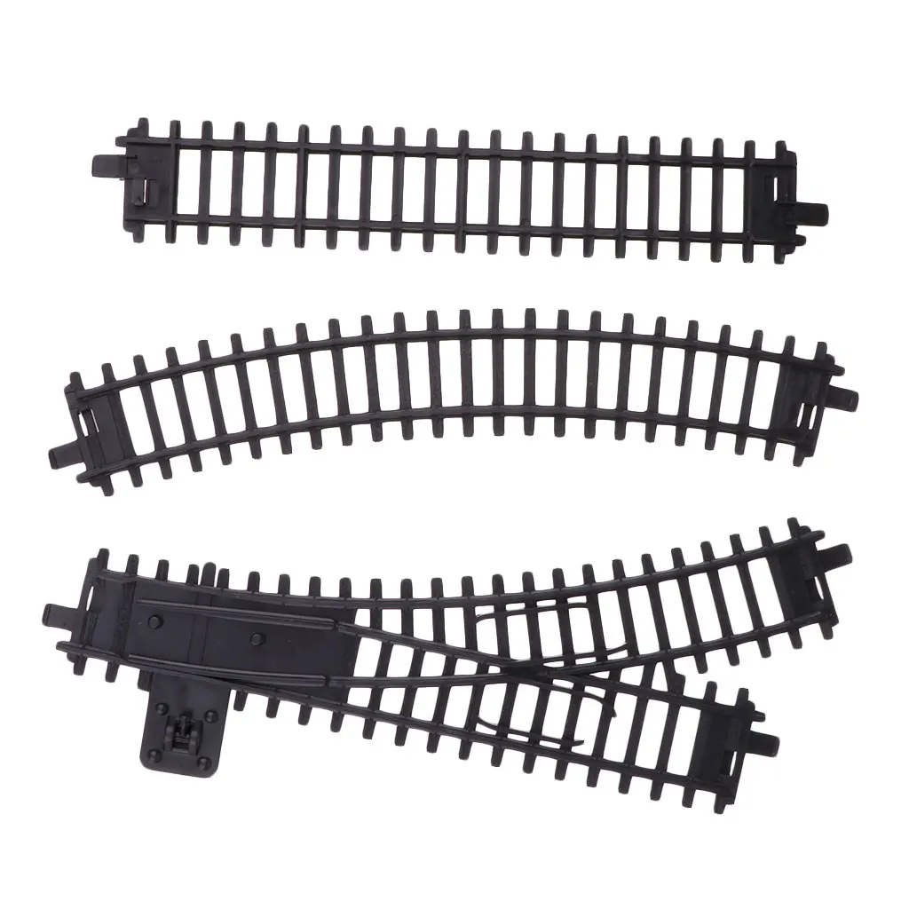 26x / Set 1:87 HO Guage Model Railroad Train Rail Way Tracks Oval Layout Scene