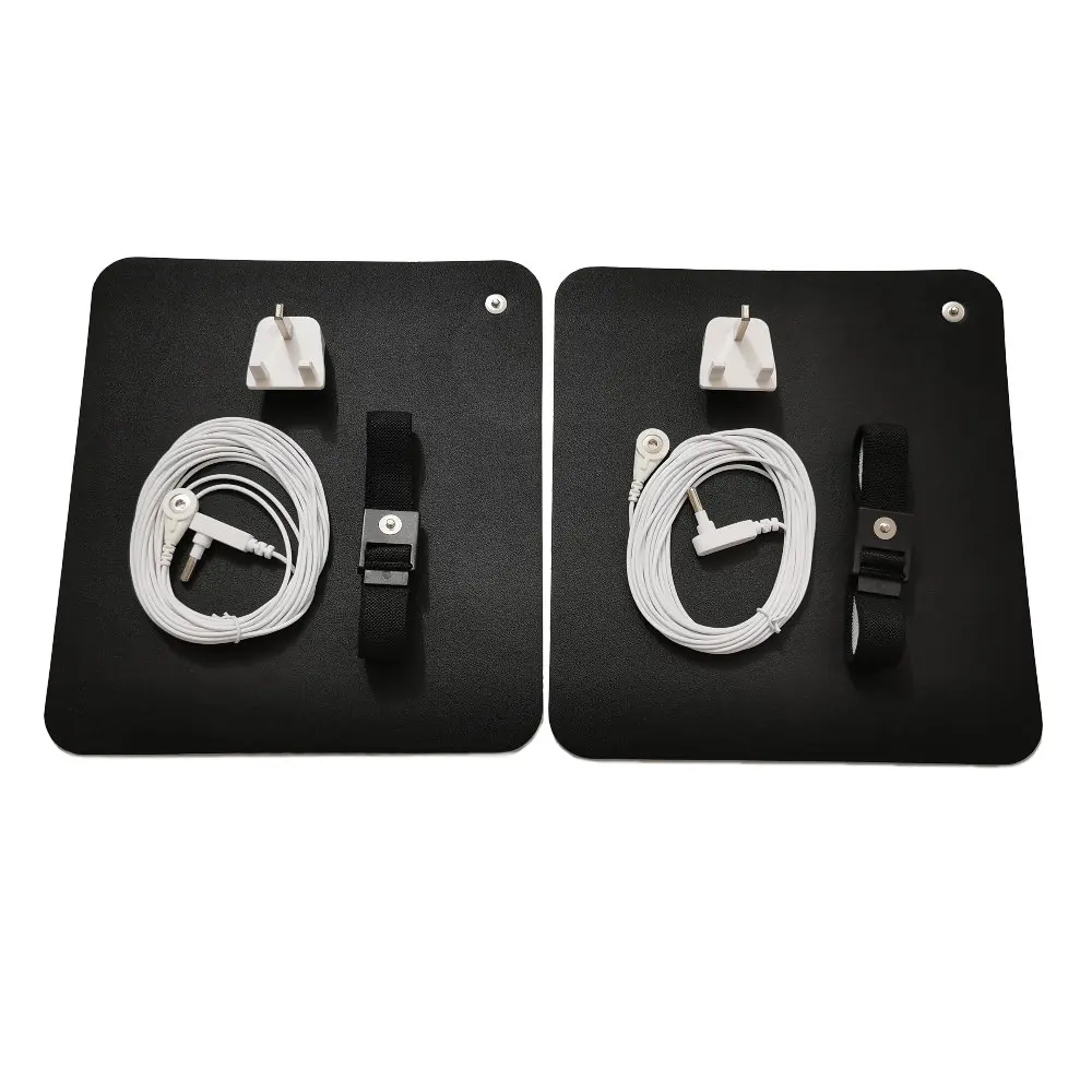 

Earthing Mouse Mat with 5meter grounded cord EMF protection Universal Mat 22x24cm Brand 2sets