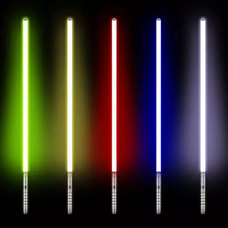 Lightsaber Toy Metal Handle Sabre Laser Luminous Yoy  LED Flashing Lightstick Glow In The Dark Rechargeable Sound  Handle Sword