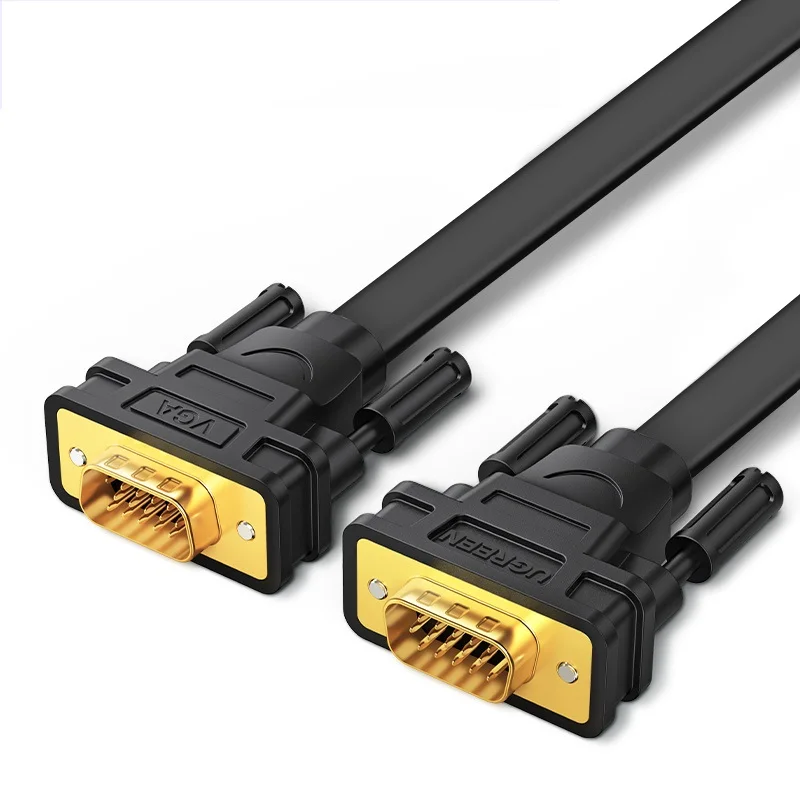 UGreen VGA Line Computer Monitor Data Transmission Signal Dual Screen Desktop Mainframe And Projector Notebook Video Cable