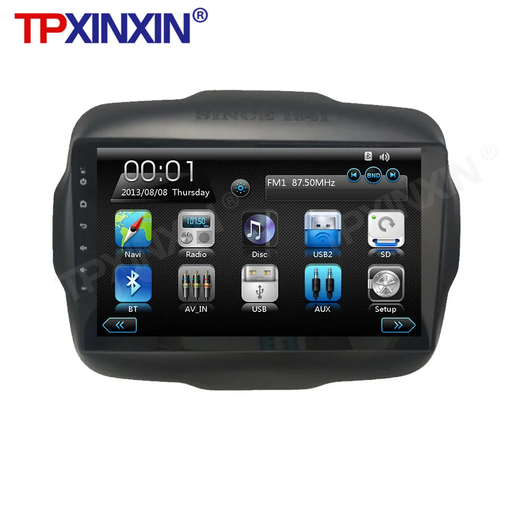 128GB Android 10.0 Car Radio For Jeep Renegade 2016-2020 Multimedia AutoRadio DVD Player Navigation Stereo GPS 2 din Accessories