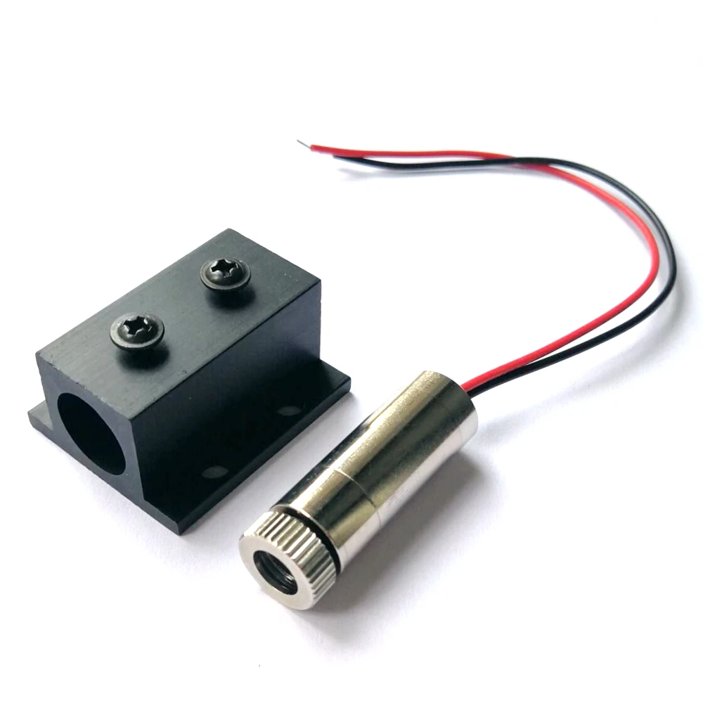 Focusable 3-5V 650nm 5Mw Rode Kruis Laser Diode Module 12X30Mm W Heatsink