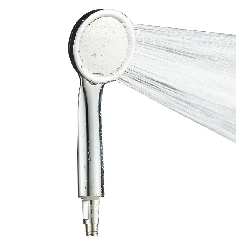 Ultra-thin Booster Shower Pressurized Nozzle ABS Shower Head High Pressure Water Saving Rainfall Chrome Showers For Bathroom