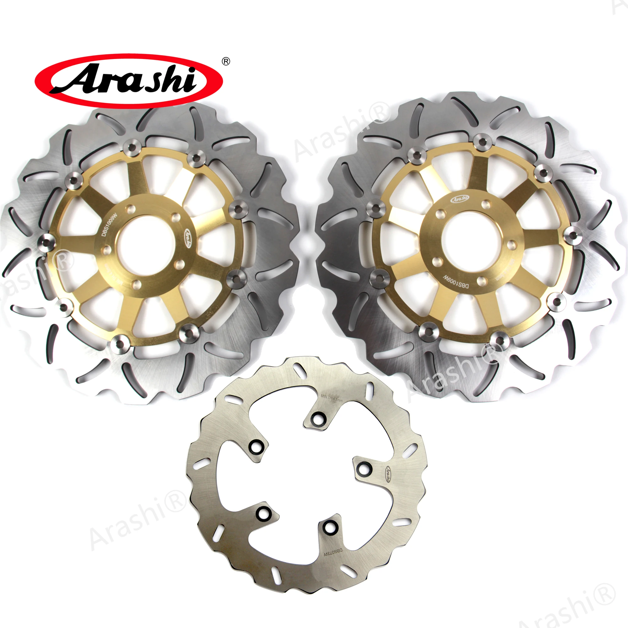 

Arashi CNC Front Rotors Rear Brake Disc Set For KAWASAKI ZRX 1100 1999 2000 / ZRX S / ZRX R 1200 2001-2006 ZRX1200S ZRX1200R