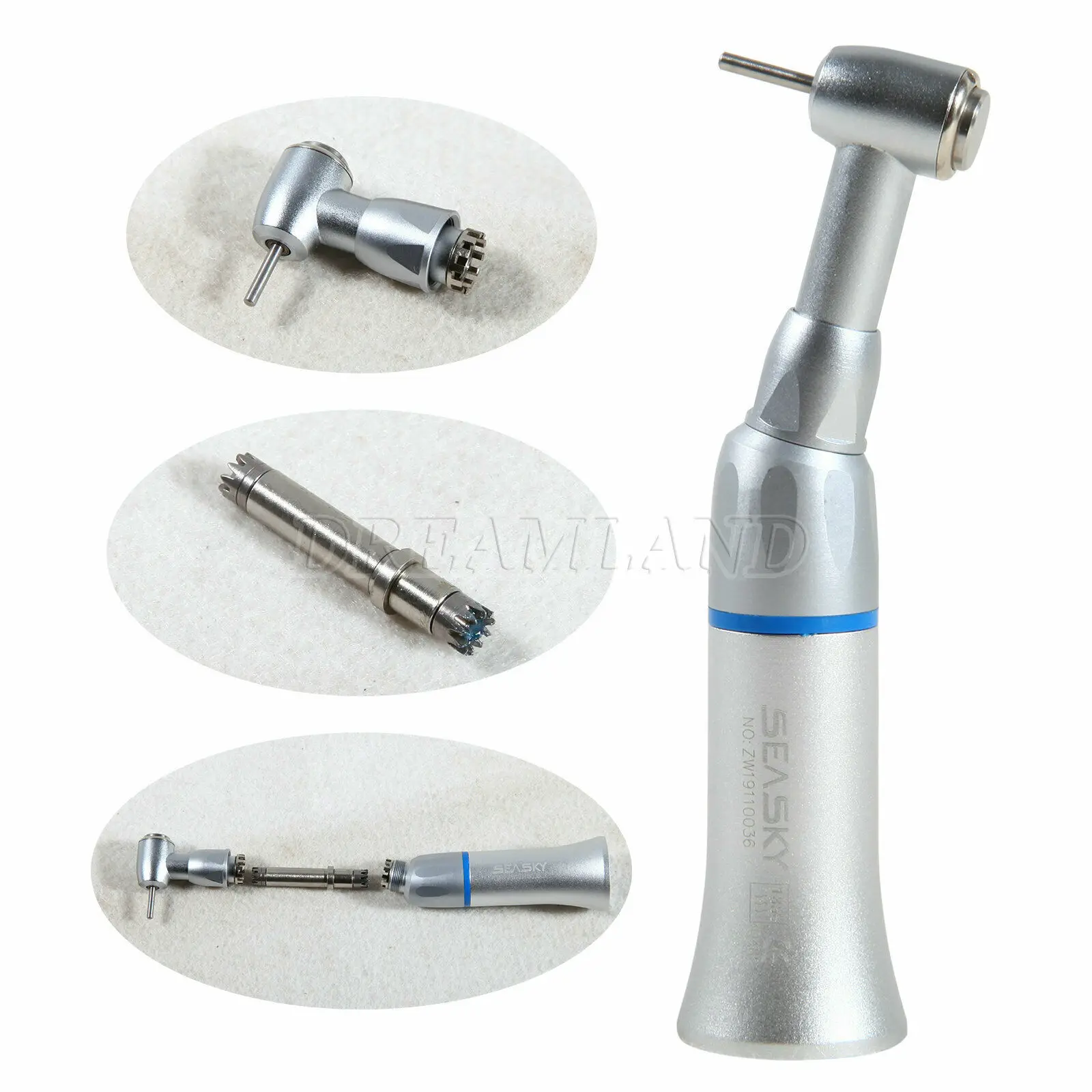 PAG-botón pulsador Dental de baja velocidad, pieza de mano de contraángulo compatible con fresas NSK FG1.6mm, nuevo