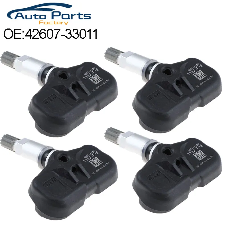 

4PCS Tire Pressure Sensors TPMS Sensor For Toyota Lexus 42607-33011 4260733011 42607-33021 4260733021 315MHZ