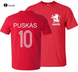 Ferenc Puskas T-Shirt Xs-5Xl Hungary Legend Footballer Honved Budapest T Shirt New Men Hot Fashion Solid Logo T Shirts Cotton