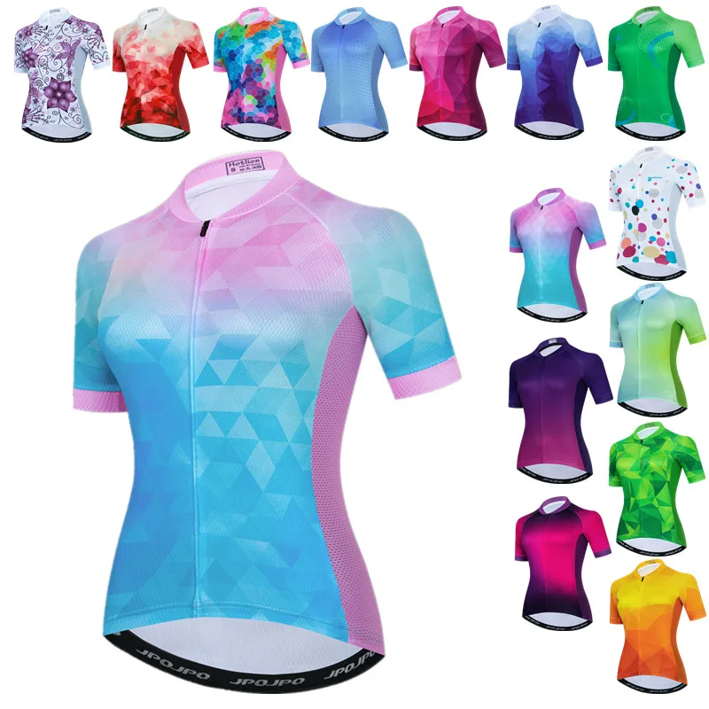 

Weimostar 2024 Summer Women's Cycling Jersey Shirt Pro Team Bicycle Clothing Breathable Mountain Bike Jersey Road Cycling Wear