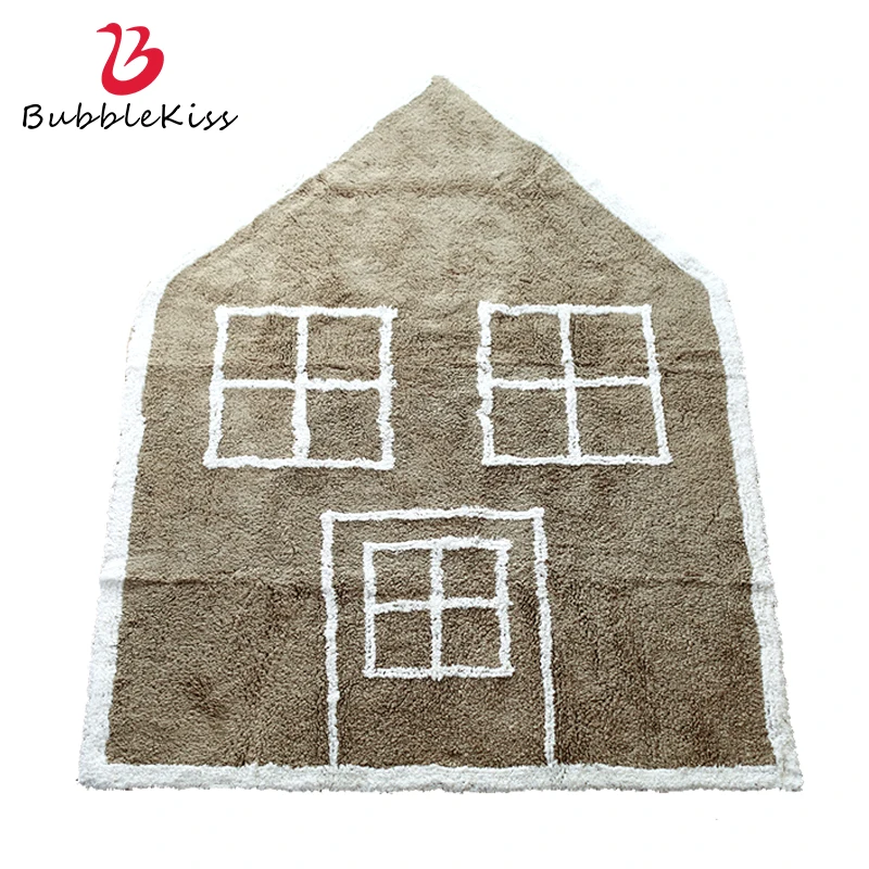 

Bubble Kiss Cartoon Carpets For Living Room Creative Photography Room Shooting Background Pad Small House Pattern Home Area Rugs