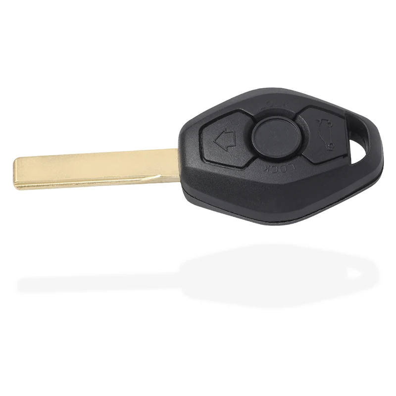 Casing Kunci Mobil Remote KEYECU dengan 3 Tombol Penutup Pisau HU92 untuk BMW EWS 1 3 5 6 7 Seri E38 E39 E46 X3 X5 Z3 Z4 Z5