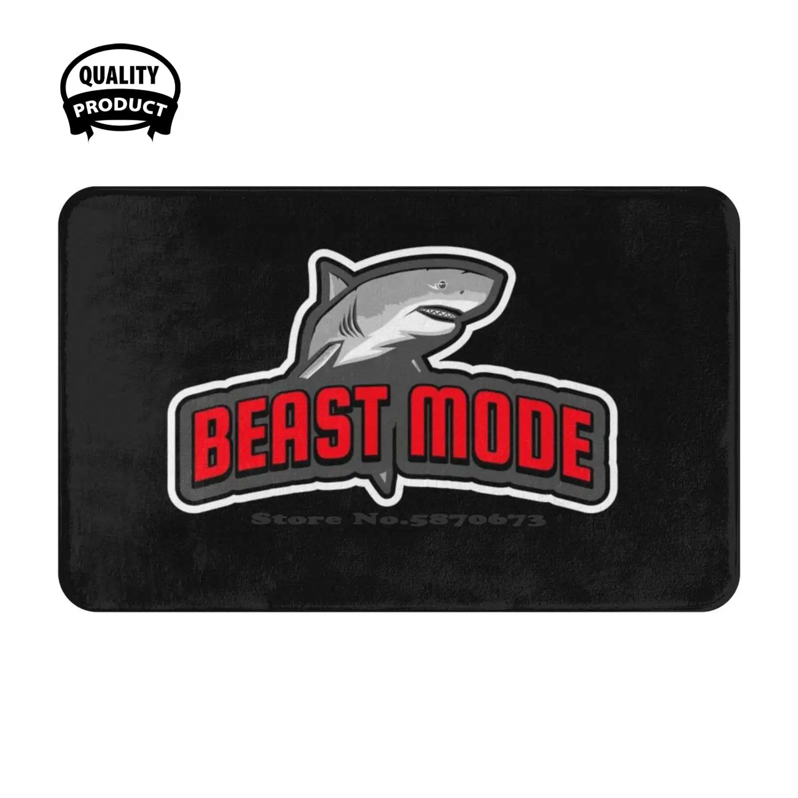 Beast Mode Soft Cushion Home Carpet Door Mat Car Rug Beast Exercise Workout Self Made Gym Life Fitness Freak Gainz Bulking Get