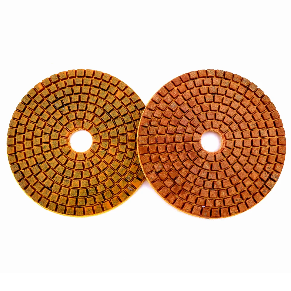 Imagem -03 - Mosaico de Almofadas de Polimento com Peças Super Argolas para Polir Granito ou Piso de Concreto tipo Mármore