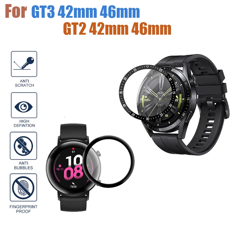 3D PMMA Screen Protector Full Coverage for For Huawei Watch GT3 GT2 42mm 46mm