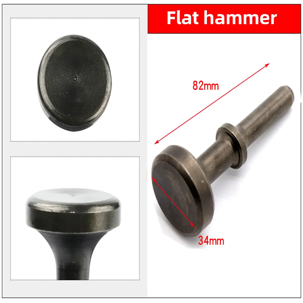 Pneumatic semi-hollow rivets impact head,pneumatic rivet Impact head Pneumatic Air Hammer Bits Pneumatic Air Hammer Heads