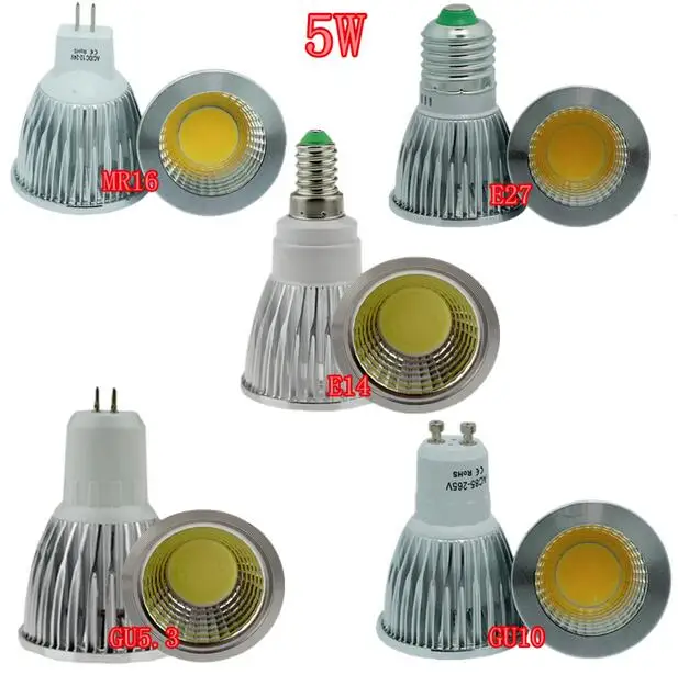 

New high power LED lamp MR16 GU5.3 E27 E14 shock 3W 5W 7W Dimmable BLOW Searchlight warm cool white MR 16 12V lamp GU10 220V