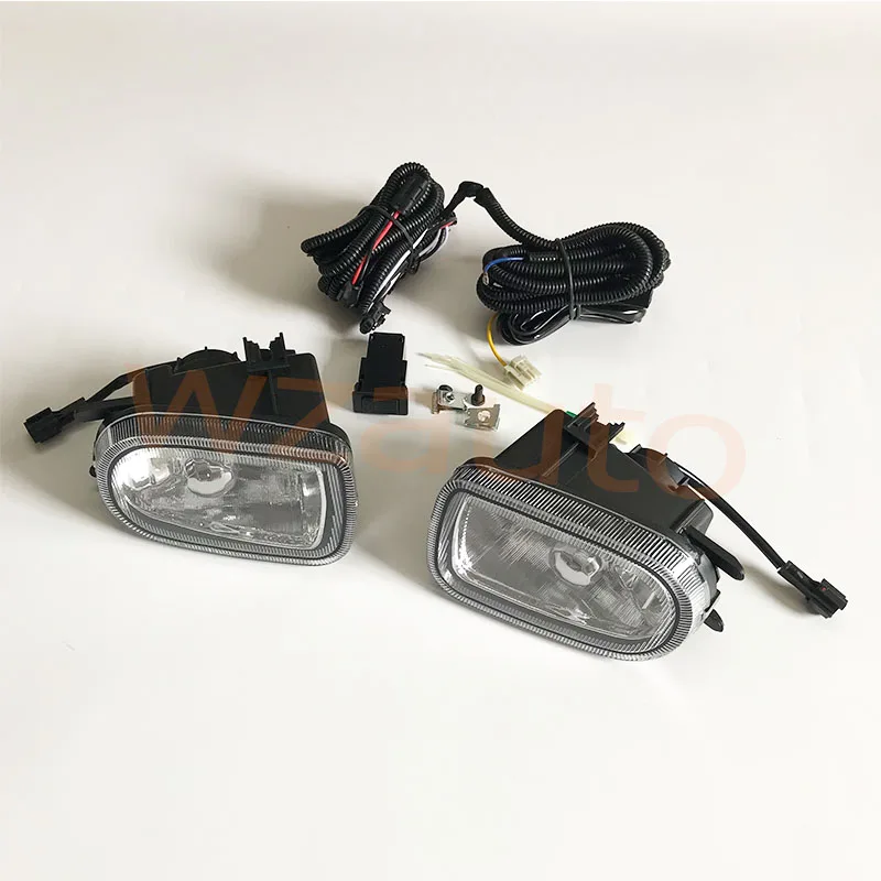 Bumper Fog Light With Wire Tirm Wiring Harness Kit Fog Lamp Set For Nissan Sunny Sentra N16 1999 2000 2001 2002 2003 2004