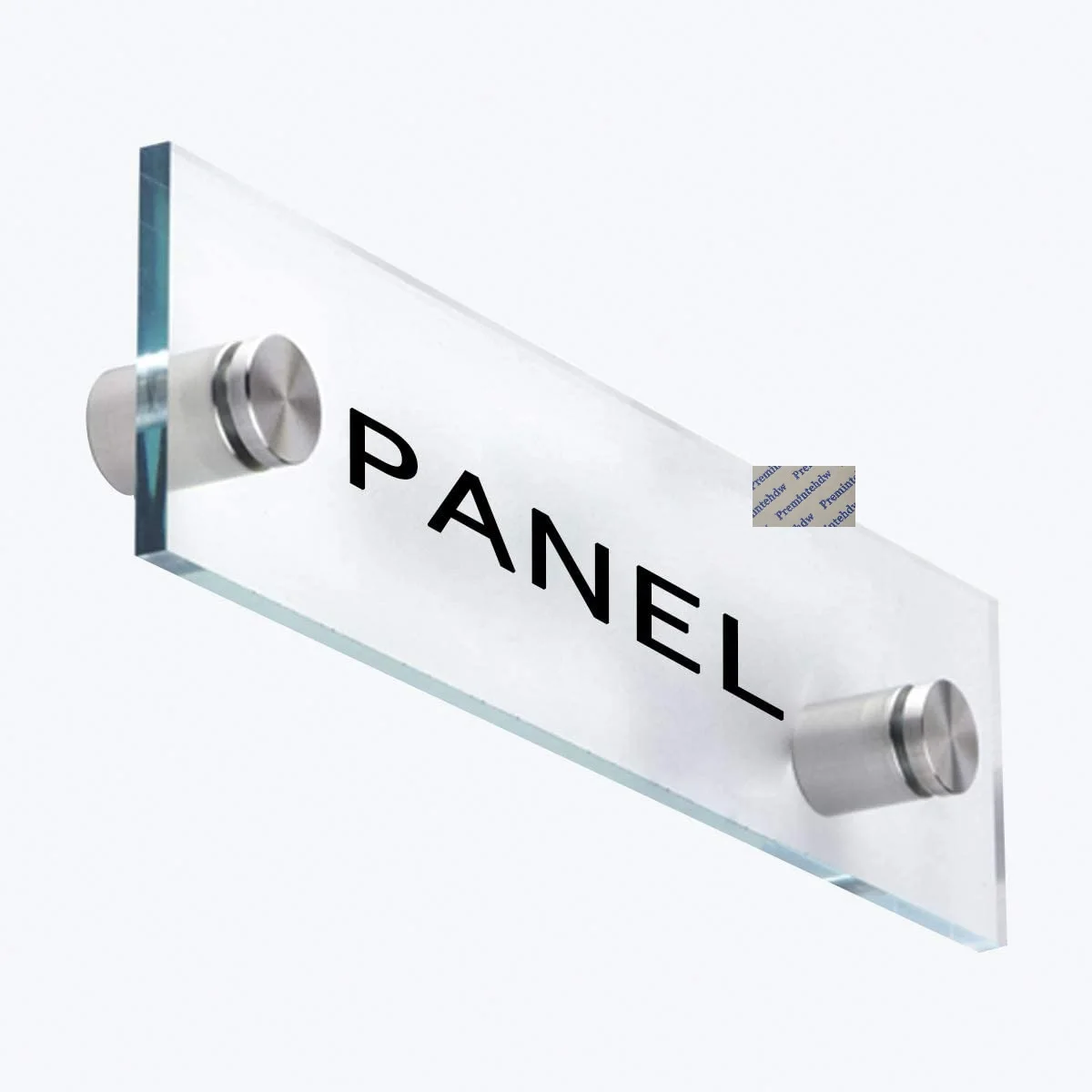 4Pcs Solid Brushed Stainless Steel Barrel Standoff Stand Off Acrylic Glass Spacer With Screw And Anchor