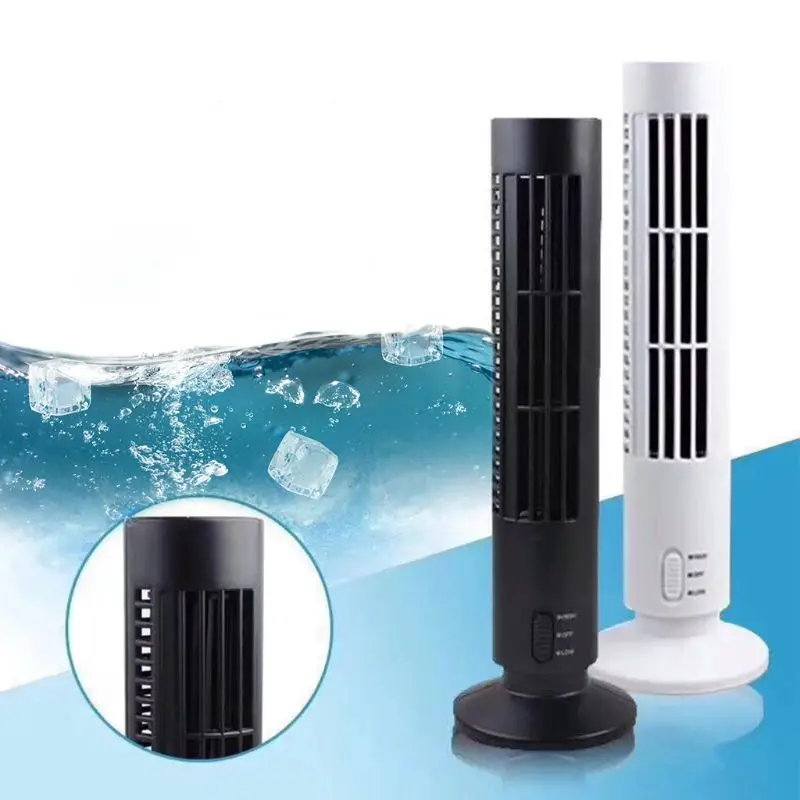 Creative Mini USB Bladeless Air Conditioner มือถือแบบพกพา Cooler เดสก์ท็อปพัดลมระบายความร้อนพัดลมทาวเวอร์ Home Office N58D