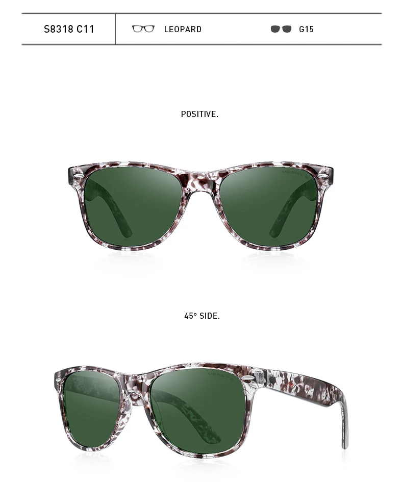 MERRYS DESIGN Men Polarized Sunglasses For Women Classic Retro Rivet Sunglasses For Driving Fishing Outdoor Shades S8318