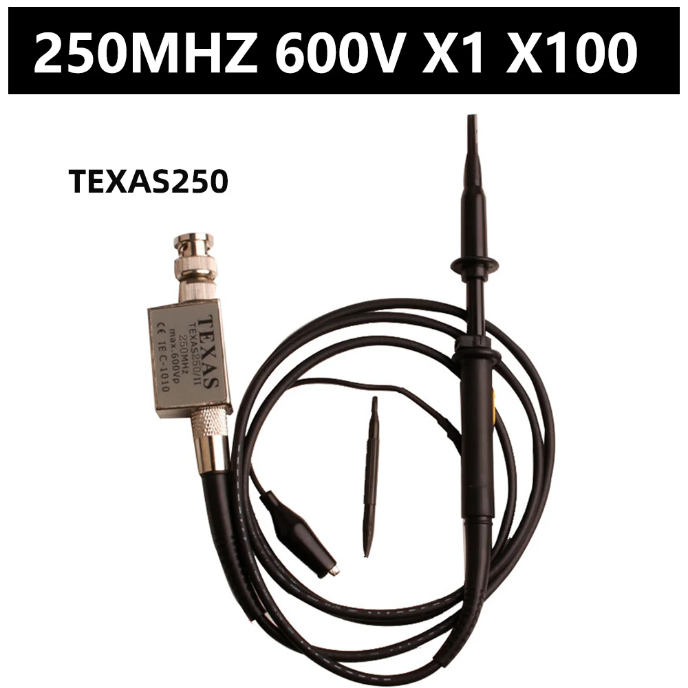 Oscyloskop cyfrowy Sonda 60MHz 80MHz 100MHz 200MHz 250MHz 500MHz Sonda Hantek X1 X10 X100 Ford Probe P6100 TEXAS250