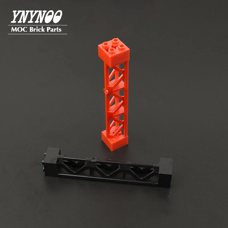 10-50Pcs MOC Supports, Girders and Cranes Parts 95347 Support 2x2x10 Girder Triangular Vertical Building Blocks City Bricks Toys