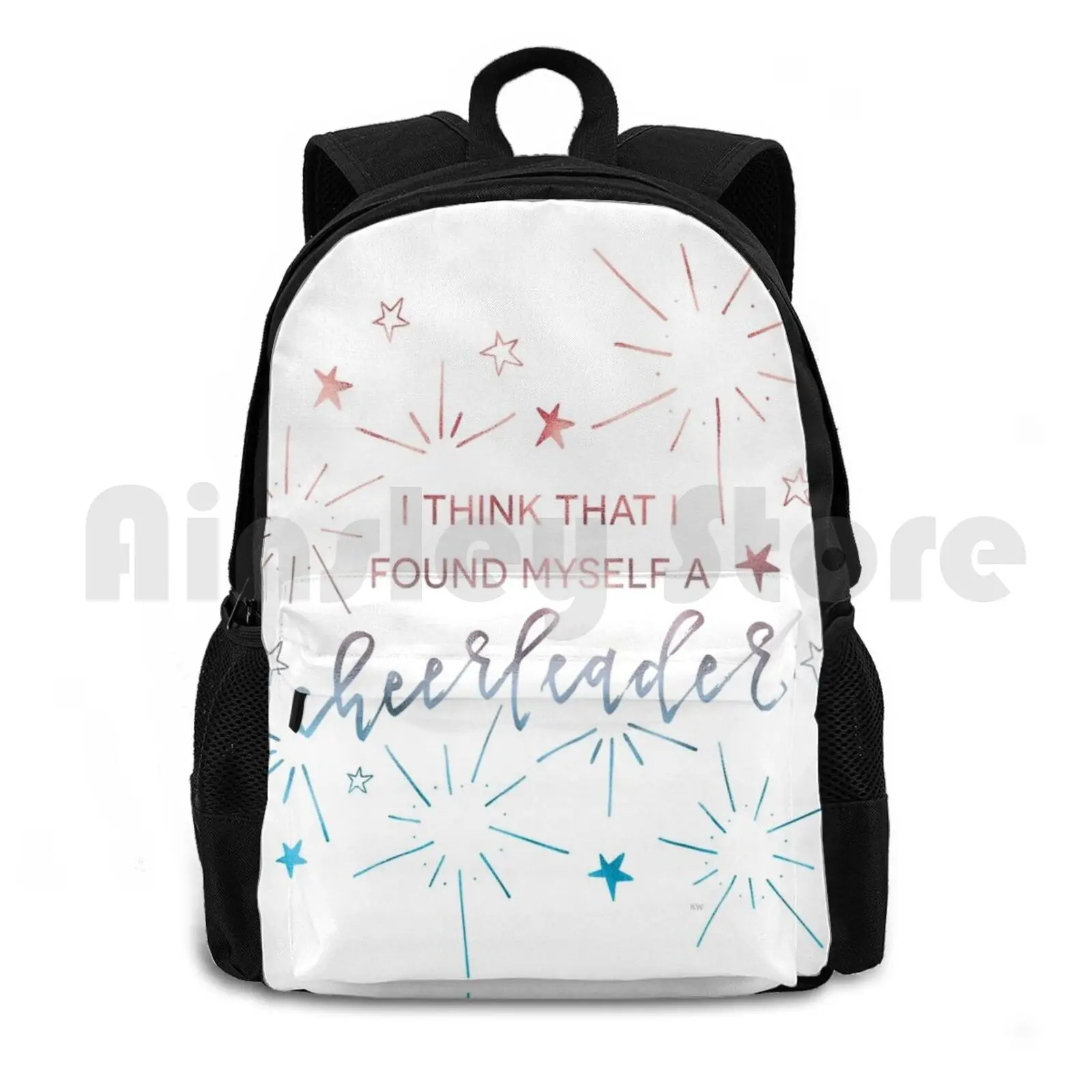 Cheerleader-Ombré Foil Outdoor Hiking Backpack Riding Climbing Sports Bag Omi Cheerleader Foil Lyrics Music Pop Music Pop