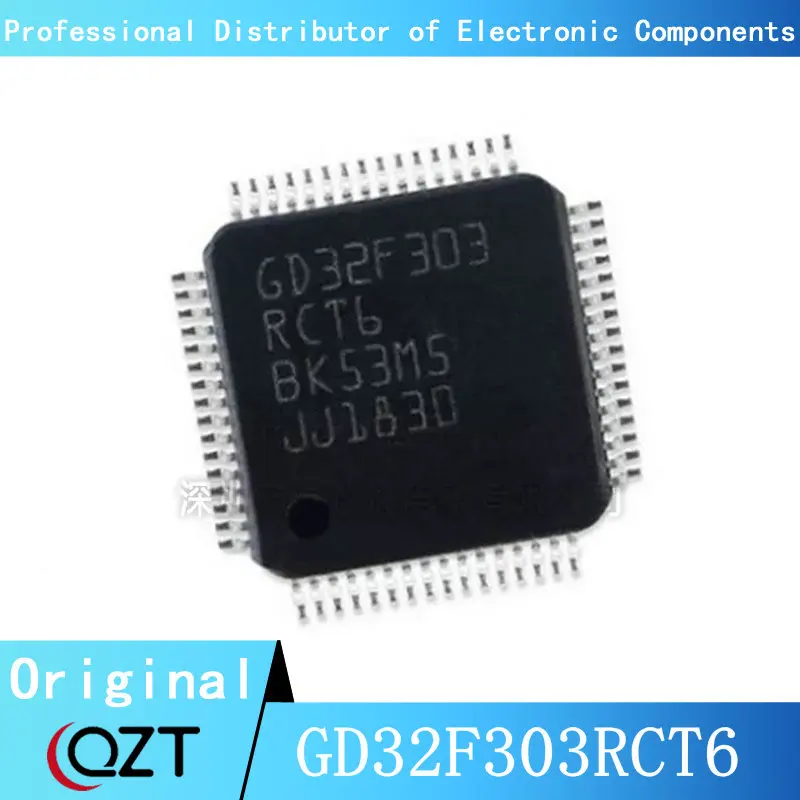 

10pcs/lot GD32F303 GD32F303RC GD32F303RCT6 LQFP64 Microcontroller chip New spot