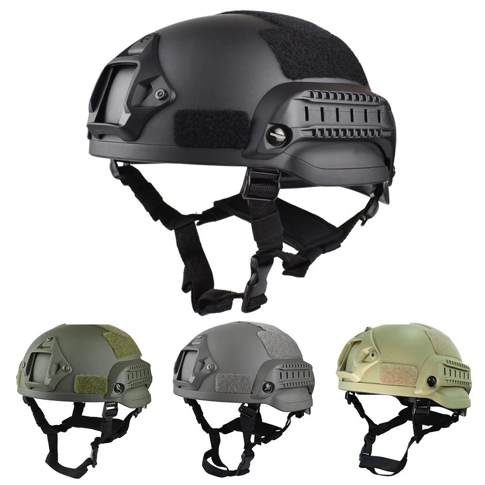 Tactical Airsoft FAST Helmet Military BB Gun Rifle Shooting Paintball Accessories Field Hunting Wargame Mich 2002 Combat Helmet