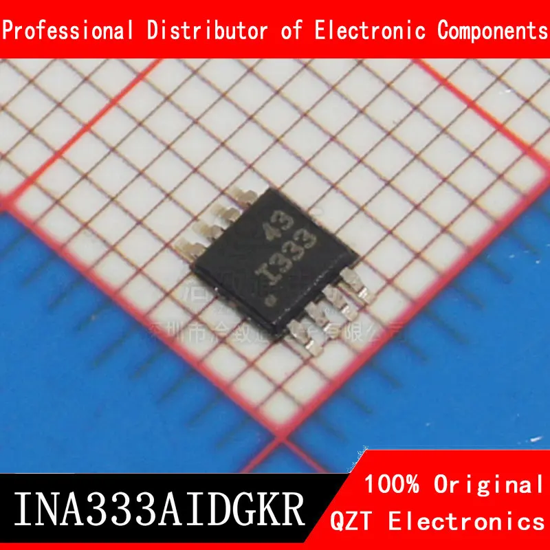 5 sztuk INA333AIDGKR MSOP-8 INA333 MSOP I333 MSOP8 w magazynie