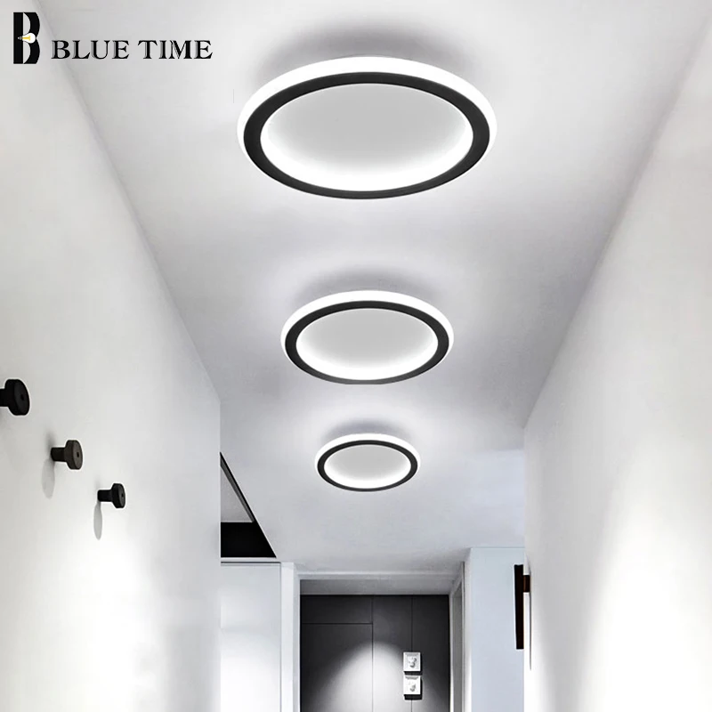 

Blue Time Modern Led Simple Ceiling Light Minimalist Lighting For Living room Bedroom Corridor Aisle Decor Home Ceiling Lamp