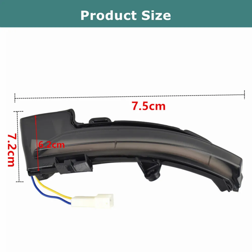 Dynamiczny kierunkowskaz LED do Skody Octavia Mk3 A7 5E do VW T-roc Troc T-cross 2014 2015 2017 2018 2019 2020 Światło