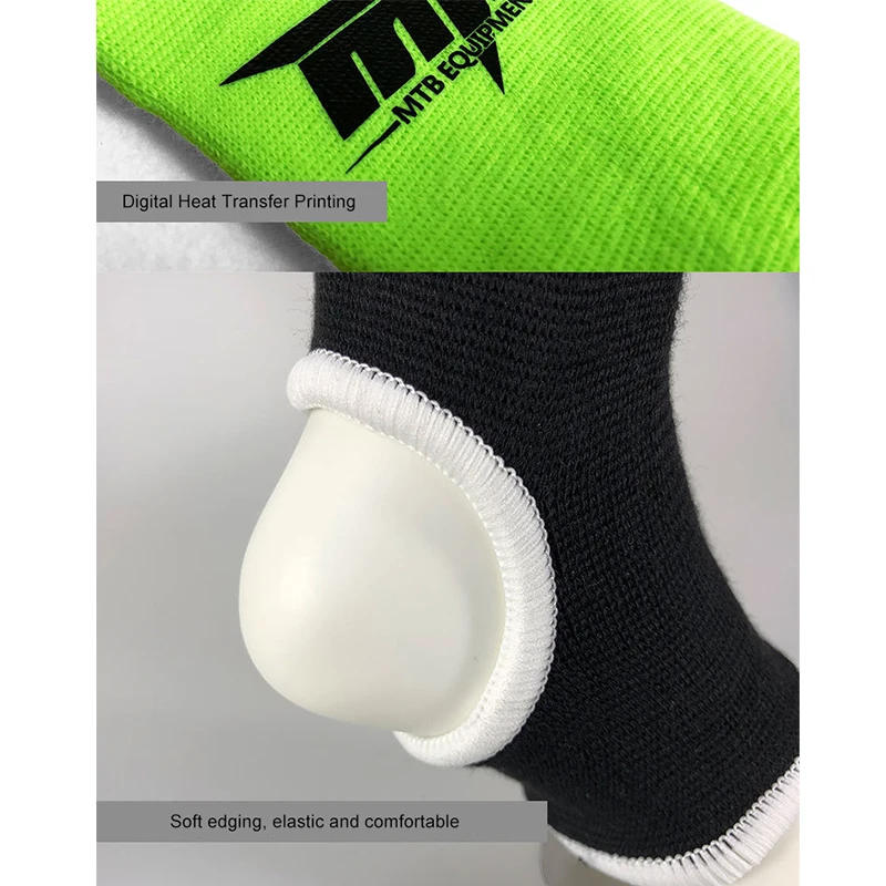 1 Pair MMA Boxing Shin Guards Ankle Support Men Women Kids Kickboxing Equipment Karate Protectors Sanda Muay Thai Legging Socks