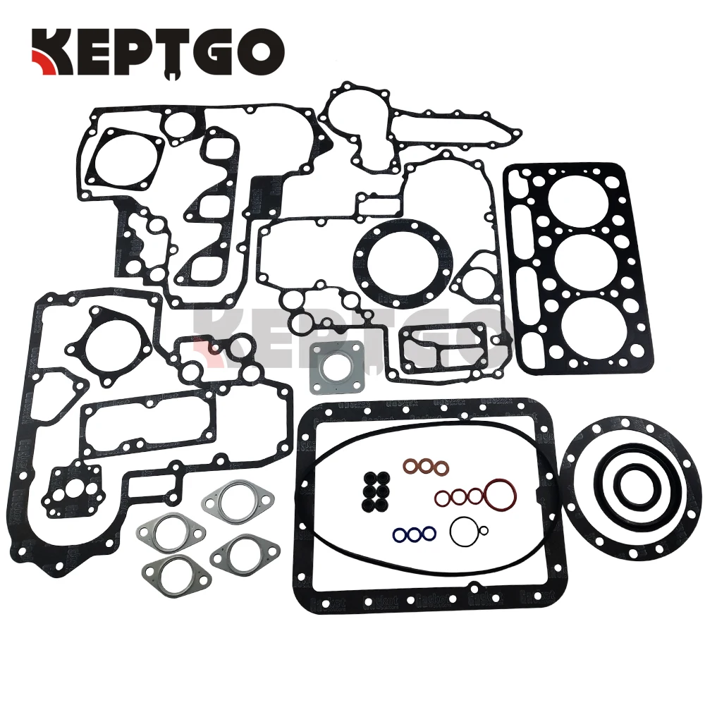 New D1302 Upper & Lower Full Gasket Kit Set for KUBOTA TRACTOR KH60