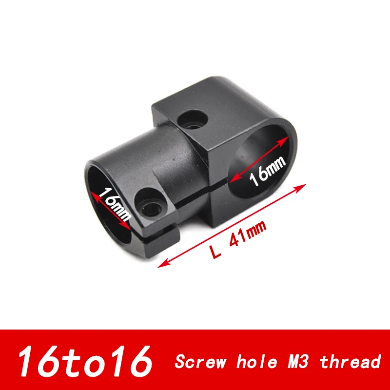 2 Stuks Metalen Aluminium Tee Van Landingsgestel Landbouwgewassen Bescherming Uav 16/20/25/30/40 Mm Arm Pijp Klem Accessoires